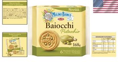 Indulge in 168g Pistachio Cream Filled Biscuits – Authentic Italian Delight