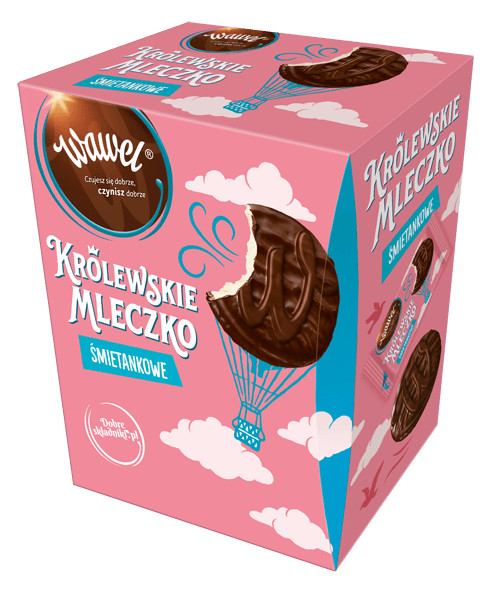 WAWEL PRALINES MARSHMALLOW – 340G – CHOCOLATE COVERED PTASIE MLECZKO CREAMY