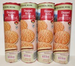 Deutsche Kuche Doppel Keks Sandwich Cookie 17.6oz 500g (4 Rolls)