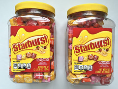 2 Packs Starburst Original Fruity Chewy Candy Bulk Jar 54 oz Each, Total 108 oz