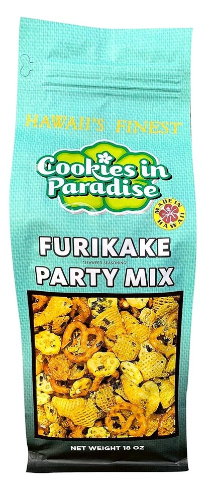Hawaii Cookies in Paradise Furikake Chex Party Mix 18oz Resealable Bag x1
