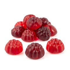 Berry Red Gummi Raspberries – Soft Chewy Fruity Candy | Holiday & Party Treats