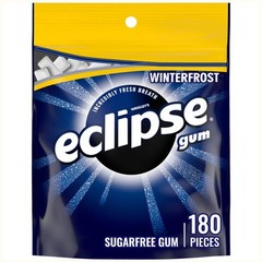 ECLIPSE Winterfrost Chewing Gum Sugar 180 Count (Pack of 1),