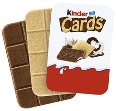 Kinder Cards 🍫128g/4.51oz Cookies with Cocoa & Milk Filling Sweet Treats