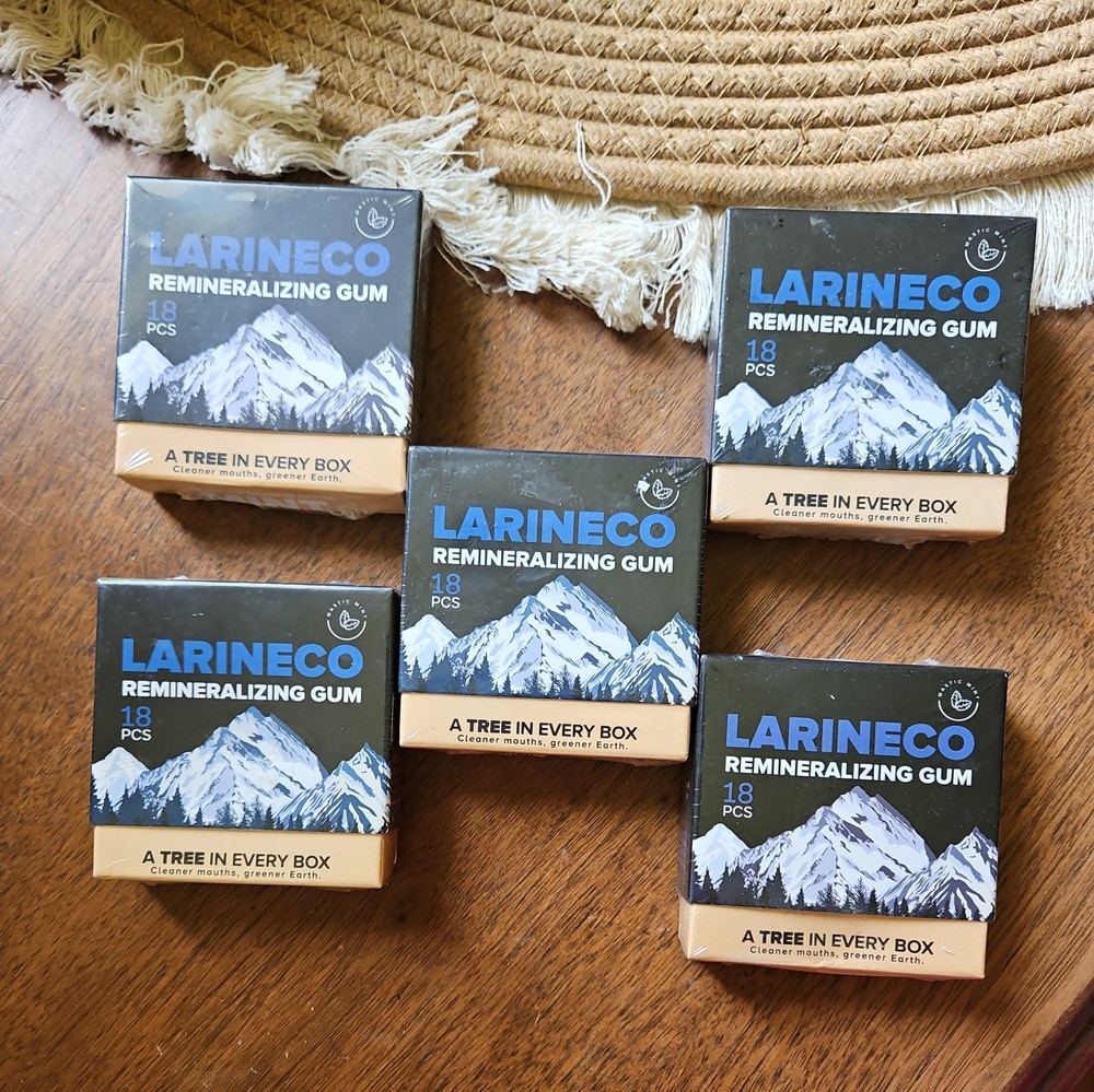 5 LOT Larineco Remineralizing Gum MINT