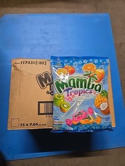 Mamba Tropics Fruit Chews Case of 12 ×7.05 oz Each Bag bbd6/30/2026