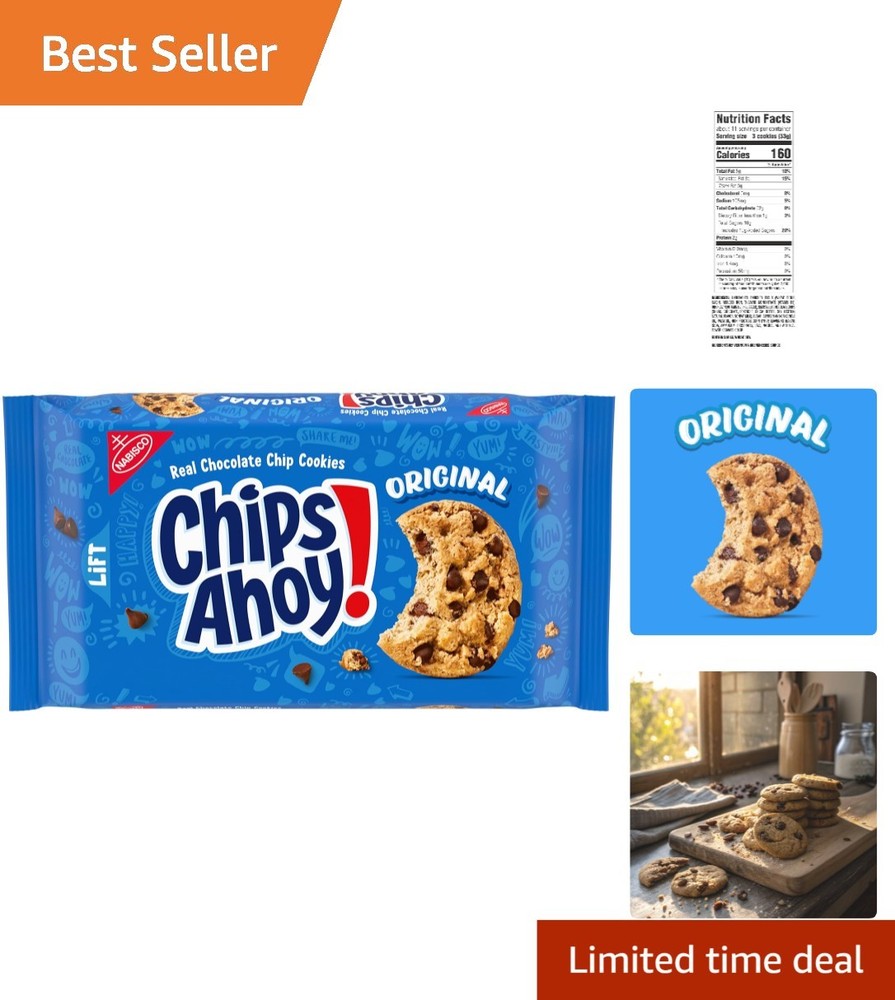 Chocolate Chip Cookies 13 oz Crunchy Kosher Snack Cookies