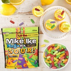 Exciting 28.8oz Mike and Ike Mega Mix Sour Candy – 10 Flavors for Fun Moments