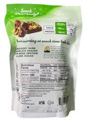 2-PACK JOJO’s Organic Dark Chocolate Pistachio Almond Cranberry Bites 14.4 oz ea