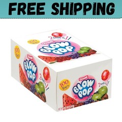 Charms Blow Pops, Assorted Flavors, 100-Count, 4lb 1oz Box