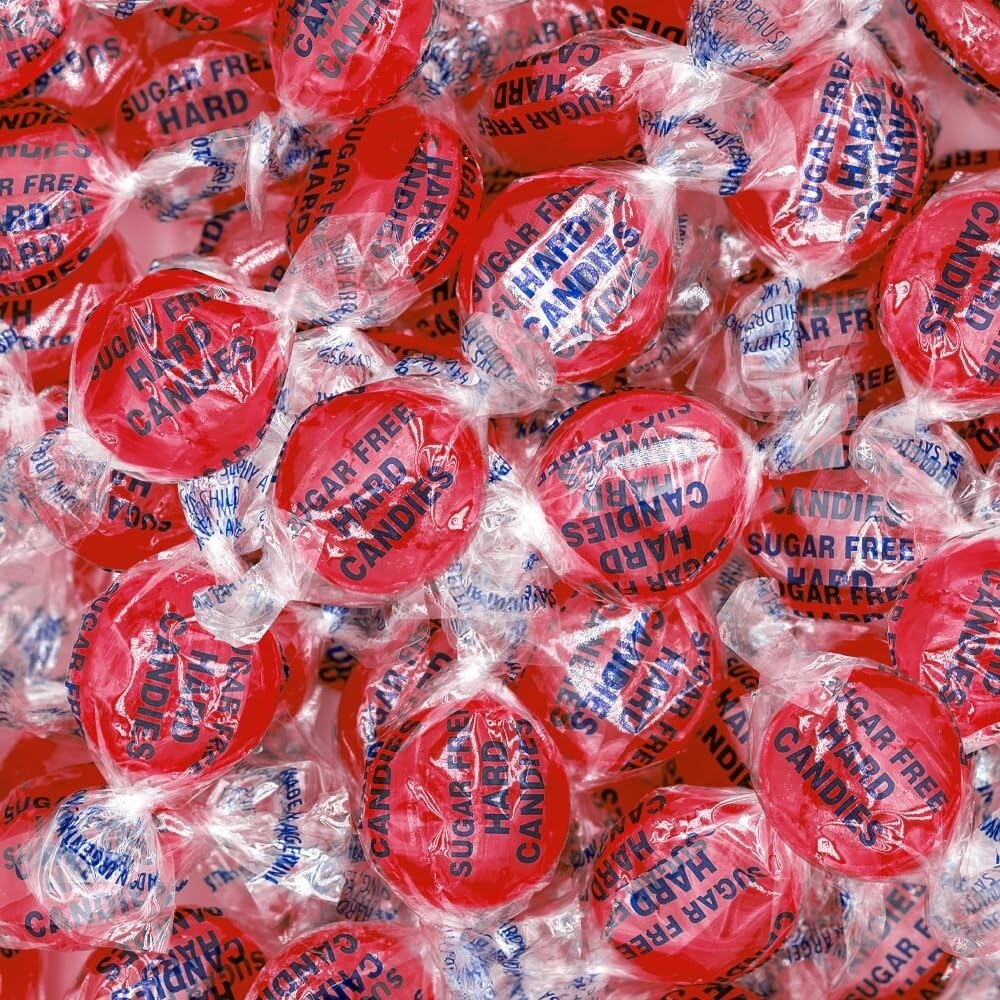 Sugar Free Cinnamon Hard Candy Discs -1 lb Individually Wrapped diabetic/keeto