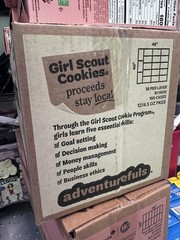 ADVENTUREFULS Brownie Caramel 2026 Girl Scout Cookies **FULL CASE = 12 BOXES**