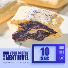 4 Pack Legendary Foods Blueberry Protein Pastry 20g Protein Keto Gluten Free
