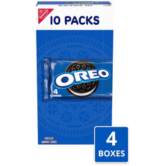 Chocolate Sandwich Cookies, 40 Snack Packs (4 Cookies per Pack, 4 Boxes)