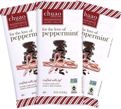 CHUAO 3-PACK For The Love of Peppermint Chocolate Bar