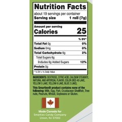 (2 pk) SMARTIES X-TREME SOUR 5 OZ BAG CANDY EXP 12/26
