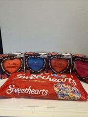 VALENTINES GIFT -Sweetheart Candy And A Squeeze Heart stress ball (Colors Vary)