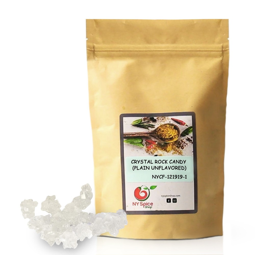 Crystal Rock Candy Plain Unflavored Nabat Paridel Item Weight 8oz-3lb