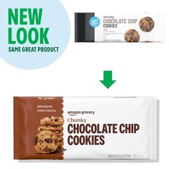 Amazon Grocery, Chunky Chocolate Chip Cookies, 11.75 Ounce (Pack of 1)