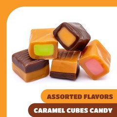 Caramel Candy Mix – 2 Pound Pack 150 Count – Filled Creamy Caramels Individually