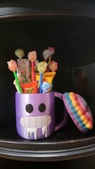 Halloween Trick Or Treat Candy Halloween Fall Candy bouquet Brain Feeze Pint