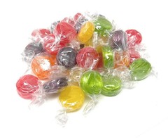 Assorted Fruit Flavored Buttons Discs, Bulk Nostalgia Hard Candy (5 Pounds) Sale