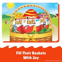 Kinder Joy Eggs, Treat Plus Toy, Chocolatey Wafer Bites, Individually Wrapped, 1