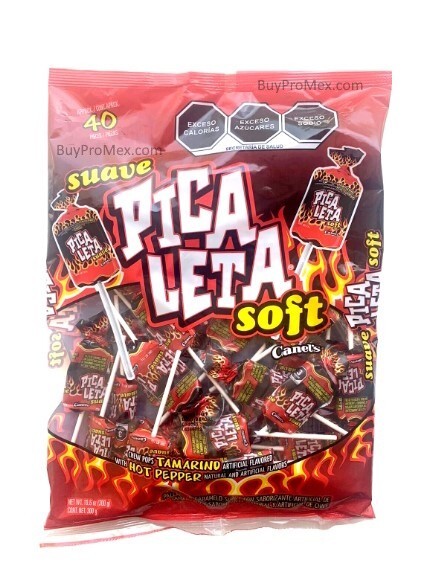 Canels Picaletas Suave/Canels Spicy Chewy Lollipops 40pcs 300g/10.6oz