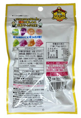 Japan Sour Gummies Nobel Confectionery Kachikachi Chibi Kamekame Sours 70g×6bags