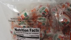 Super Big Bol Candy 48 Count Bag Hard Candies Bubble Gum Center Bulk Free Ship