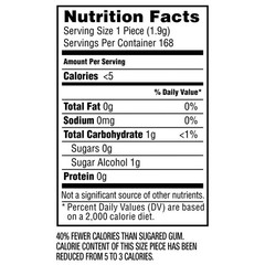 Sugar Free Wintermint Chewing Gum Bulk Box – 168 Individually Wrapped Pieces, 12