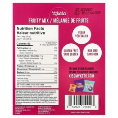 Gummy Candy, Fruity Mix, 8 Bags, 0.88 oz (25 g) Each