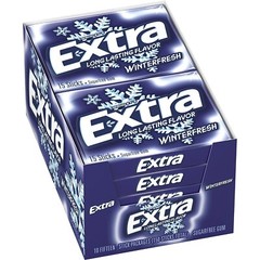 Extra Sugarfree Gum, Winterfresh, 15 Count (Pack of 20) Sticks