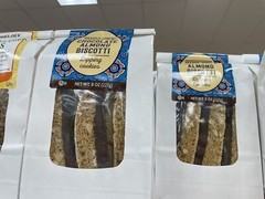 2 Packs Trader Joe’s Chocolate Almond Biscotti Dipping Cookies 8 oz Each Pack