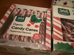 Christmas in July Party Lot Organic Whole Foods Candy Canes coffee tea preserves
