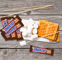 SNICKERS Full Size Milk Chocolate Candy Bars, 48-Count Box