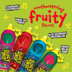 Sour Candy Lollipops, 21 Ct Sweet Lollipops with Sour Candy Gel in Assorted Frui