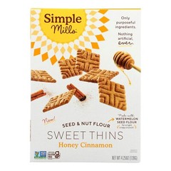 Simple Mills – Sweet Thins Honey Cinnamon 4.25 oz (Pack of 6)