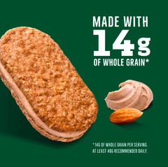 Nature Valley Biscuit Sandwiches, Cinnamon Almond Butter, 10 Bars, 13.5 oz