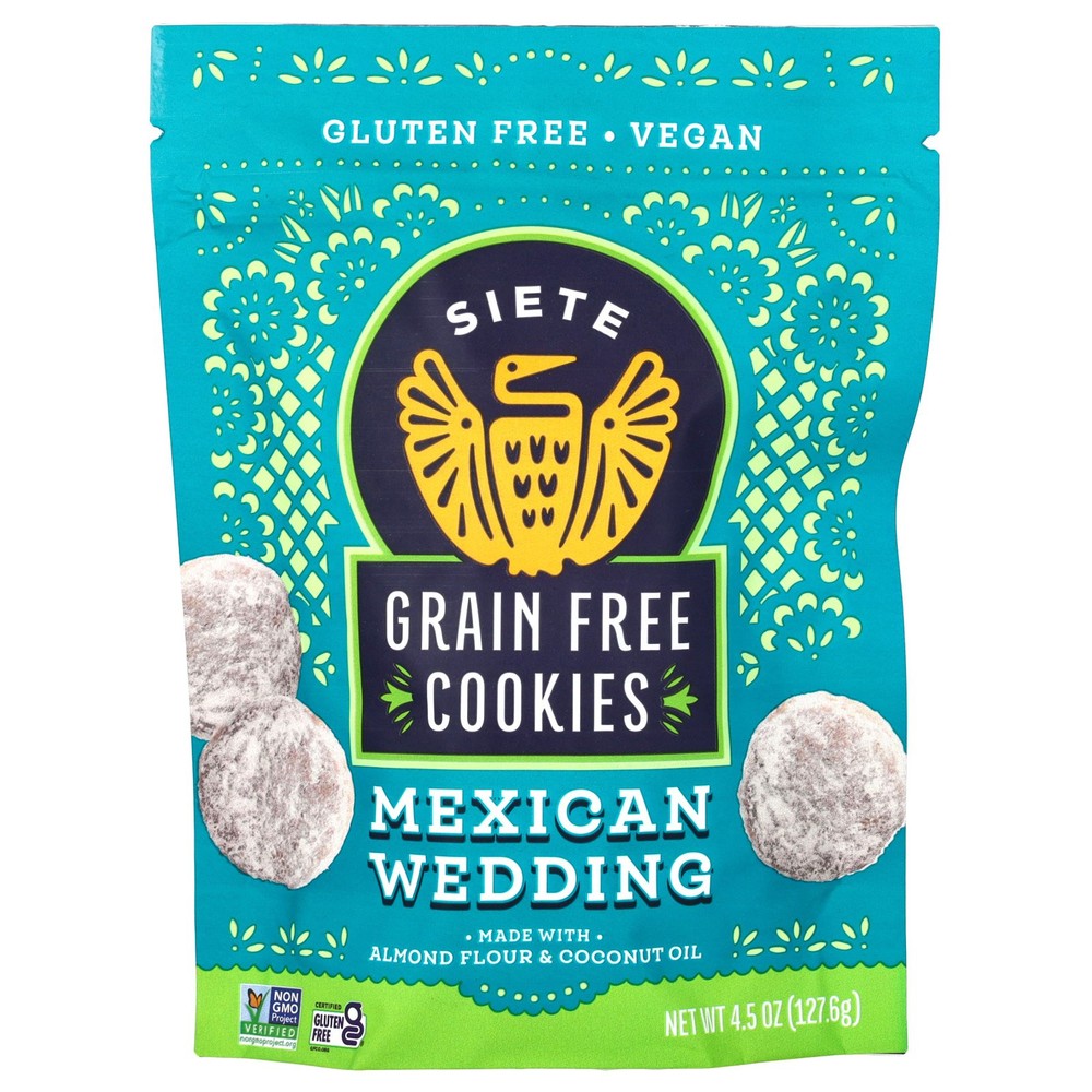 Grain Free Cookies, Mexican Wedding, 4.5 oz (127.6 g)
