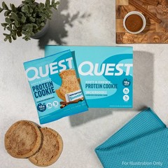Quest Nutrition Protein Cookie – Snickerdoodle – 12ct: 15g Protein, Ready to Eat