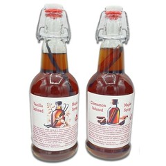 Infused Nova Maple Syrup – Vanilla and Cinnamon – Pint (16 Fl Oz)