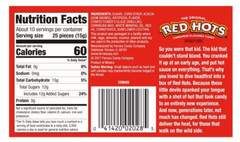 The Original RED HOTS 5.5oz Original Cinnamon Flavored Candy Theater Box BB 5/25
