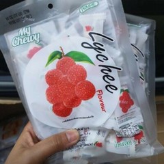 Pack of 6 Haoliyuan Chewy Milk Candy Fruit Flavor 67g Strawberry/Corn(7 Flavors)