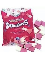 Smarties Squashies Foam Gummies Debut, 5 Ounce Peg Bag (6 Bags)