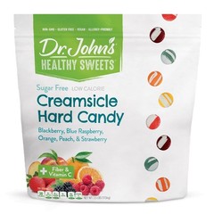 Healthy Sugar Free Hard Candy Creamsicle Swirl 2.5lb 252 Count Fiber Vitamin C