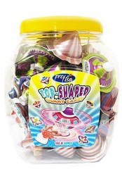 Profisa TOP SHAPED GUMMY – Soft Jelly Candy in Jar – 50 x 18g / 900g / 31.74oz