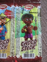 Choco Stick chocolate candy ARAS confectioner from TURKEY Vintage Rare cartoon