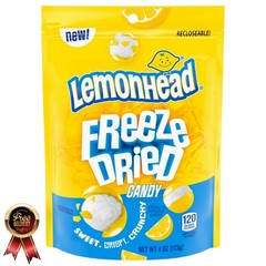 Lemonhead Freeze-Dried Candy – Lemon Flavored, 4 oz Reclosable Bag