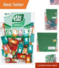 60 Mini Snack Boxes of Mint, Orange & Passion Fruit – Perfect On-the-Go Option